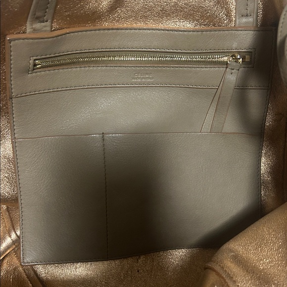 Celine Cabas Tan Leather Tote Bag - Picture 6 of 9